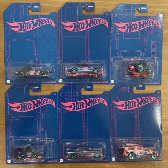 54周年 Hotwheels ホットウィール サテン&ピンク ５台SET 54周年 Hotwheels ホットウィール サテン&ピンク 5台SET Amazon.com